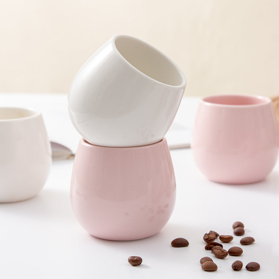 Cross-Border Striped Premium Ceramic Mug | Customizable Office Coffee Cup, Japanese-Style Tea Mug, High-End Gift-Ready Drinkware