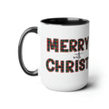 Ceramic Gift Mug 15oz - Merry with Christ - Christmas Holiday Tea or